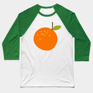 Orange Summer Time Baseball T-Shirt